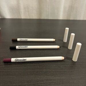 Glossier Precision Eyeliner Set - Black, Brown, Plum